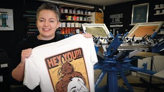 How to screen print t-shirts - full course