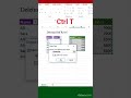 #shortsyoutube Super Smart Trick in Excel ! | Excel 2025