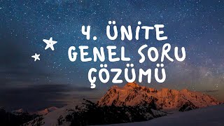 4. Ünite Yeni Nesil Soru Çözümü