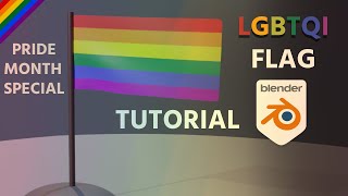 How to make the LGBT flag in Blender 3D. [English] (Pride Month Special Tutorial) screenshot 4