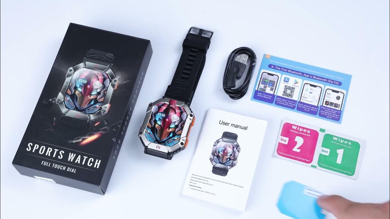 EIGIIS KR80 smart watch unboxing video, the latest watch and the most