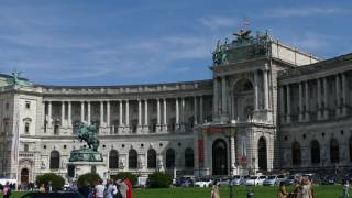 Wiedeń Ratusz i Hofburg 14.05.2016 live Austria panorama