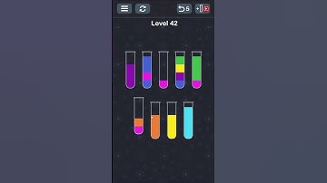 Water Sort Puzzle Level 42 #sort #gane #short