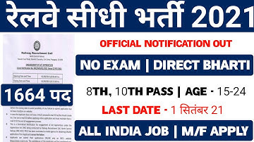 NCR Railway Apprentice Vacancy 2021| ncr railway apprentice vacancy online form | iti apprentice