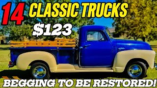 Vom Rost zum Glanz: 16 klassische Trucks, die es wert sind, restauriert zu werden!
