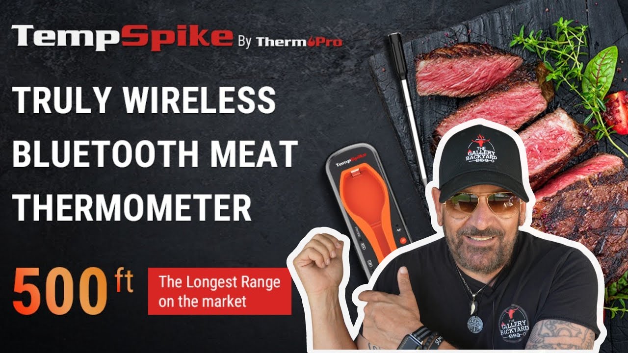 Twin Tempspike 500FT Truly Wireless Meat Thermometer with 2 Meat