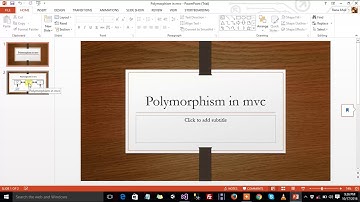 Polymorphism in mvc