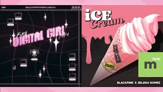 KIRA & BLACKPINK - 'Digital Ice Cream Girl' ft. Selena Gomez & Hatsune Miku  (AUDIO MASHUP)