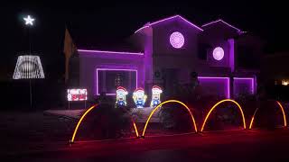 2023 Larson Christmas Light Show  Zero