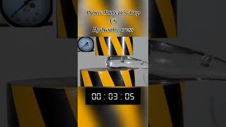 Prince Ruperts Drop Vs Hydraulic Press