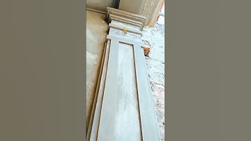 Xây dựng ở quê. Trang trí cột giả #shorts #fuho  #video #youtube