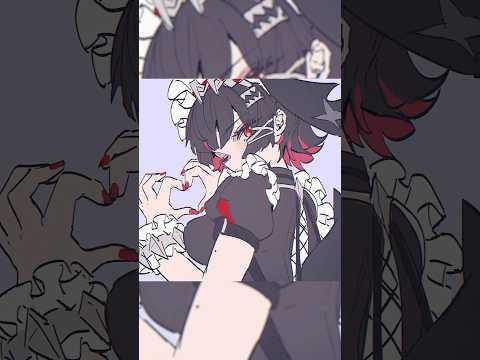 エレン CV 若山詩音 のモエチャッカファイア 手描き Shorts ゼンゼロ Zzzero Zenlesszonezero Hoyoverse ゼンレスゾーンゼロ エレンジョー