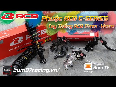 Video Phuộc RCB C-SERIES ĐEN Ty Vàng Cho WAVE SIRIUS | Tay... - youtube