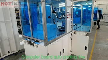 Computer keyboard auto screen printing lines, screen printing equipment