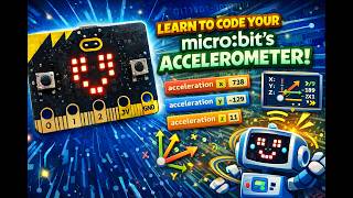 Accelerometer in MakeCode for micro:bit | Beginner Tutorial