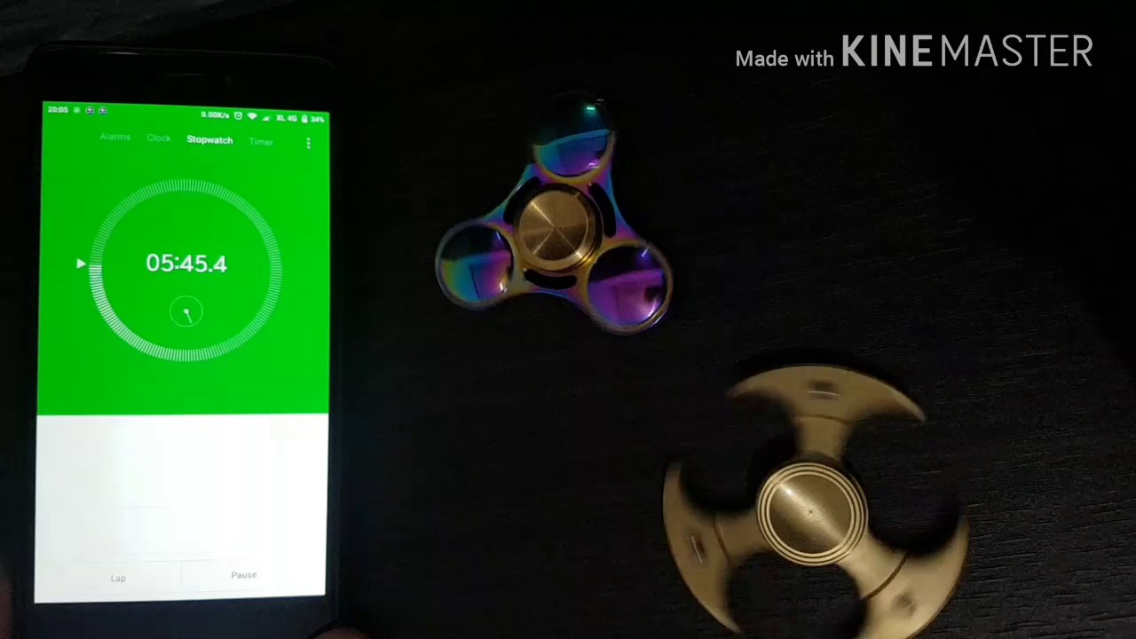 Long time fidget spinner ceramic bearing more than 8 minutes spin!