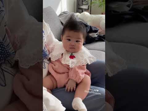 메롱하는 5개월 아기🤍