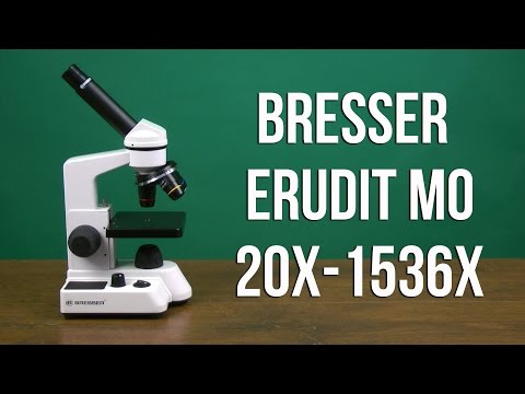 Распаковка Bresser Erudit MO 20x-1536x