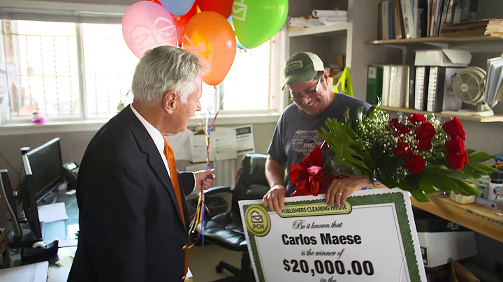 Publishers Clearing House Winners: Carlos Maese Fr...