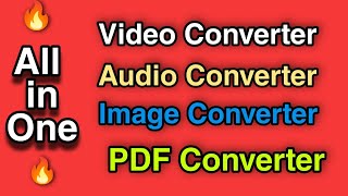 Video , Audio ,Doc, Image file converter to all format file with 0% quality loss | All IN ONE screenshot 1