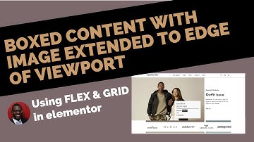Two-Column Layout in Elementor with 70/30 Split | Boxed Content & Image Stretched to the Screen EDGE