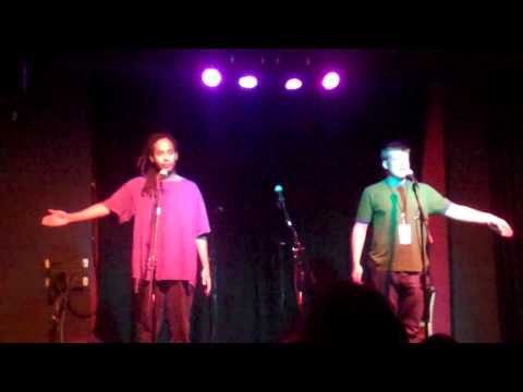 Art Amok Darnell Fine and Gus Wood perform "Blood ...