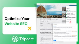 How to Optimize Your SEO in Tripcart | Tripcart Tutorials