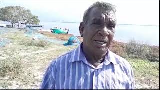 Sri Lankan fishermen affected by the Chinese Sea Cucumber farm Project.