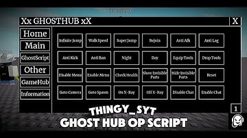 GHOST HUB •Pastebin •Op Script