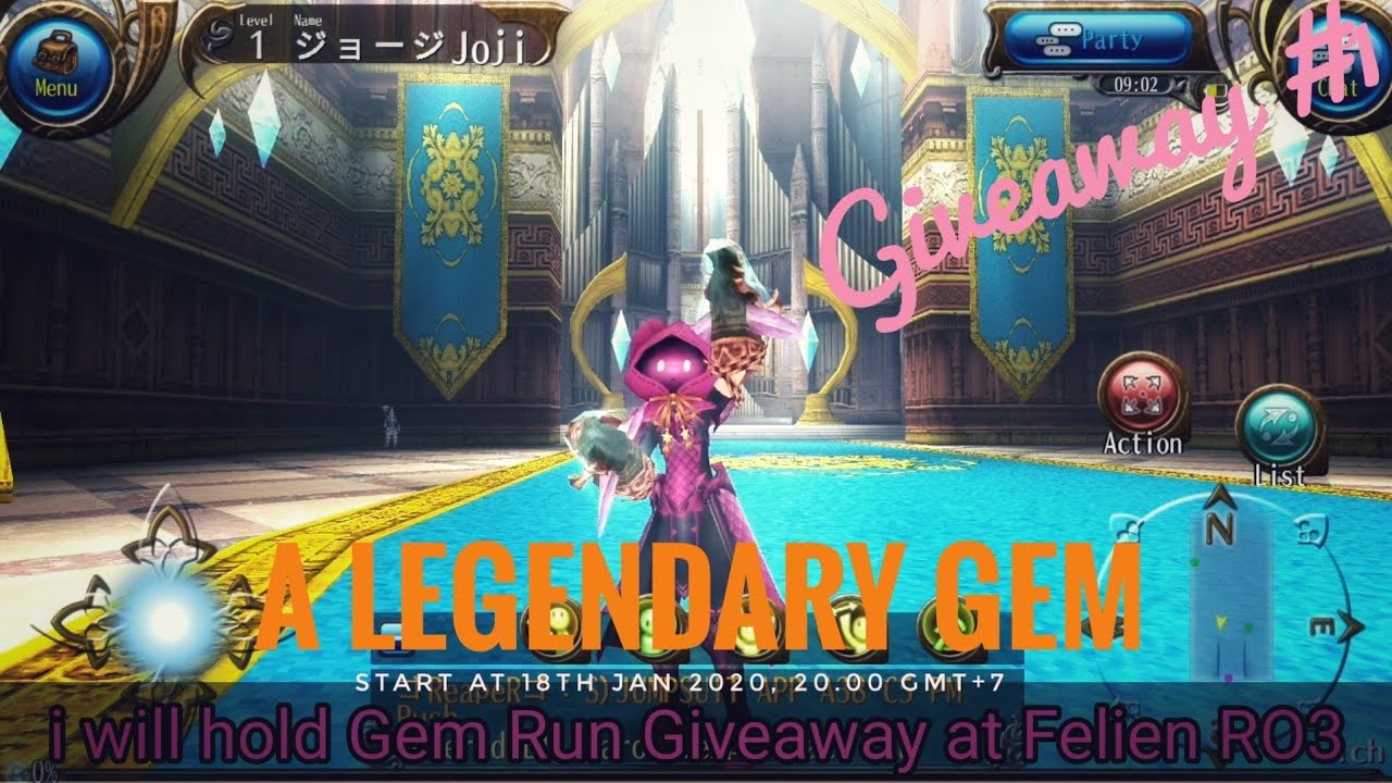 Toram Online Legendary Gem Giveaway at Felien RO3