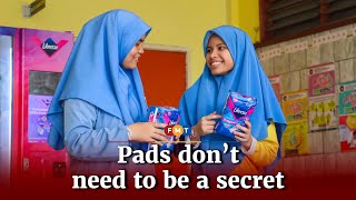 This sanitary pad vending machine is fighting period stigma