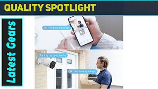5MP Outdoor Wireless Security Camera Best 90ft Super Night Vision Smart Home Surveillance