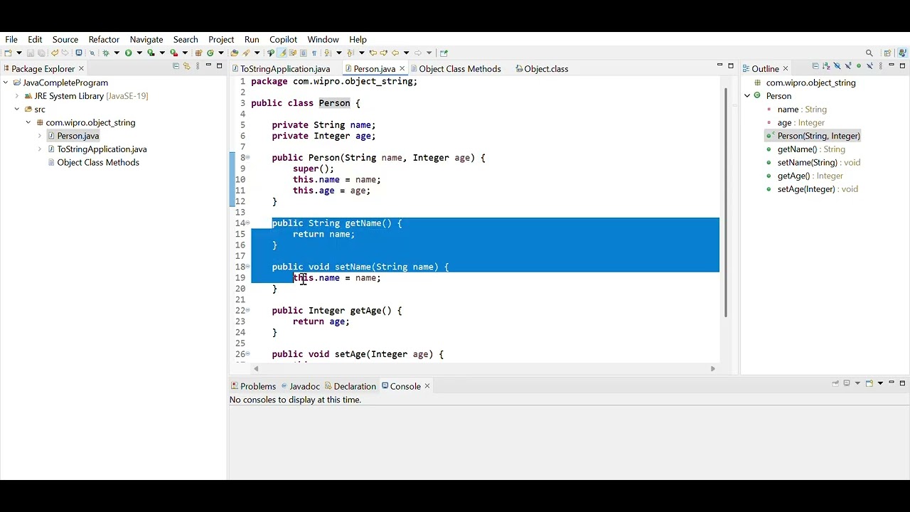 Working of toString() method in Java - YouTube