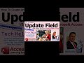 Make quick field updates in your Access database without endless record set code or opening forms
