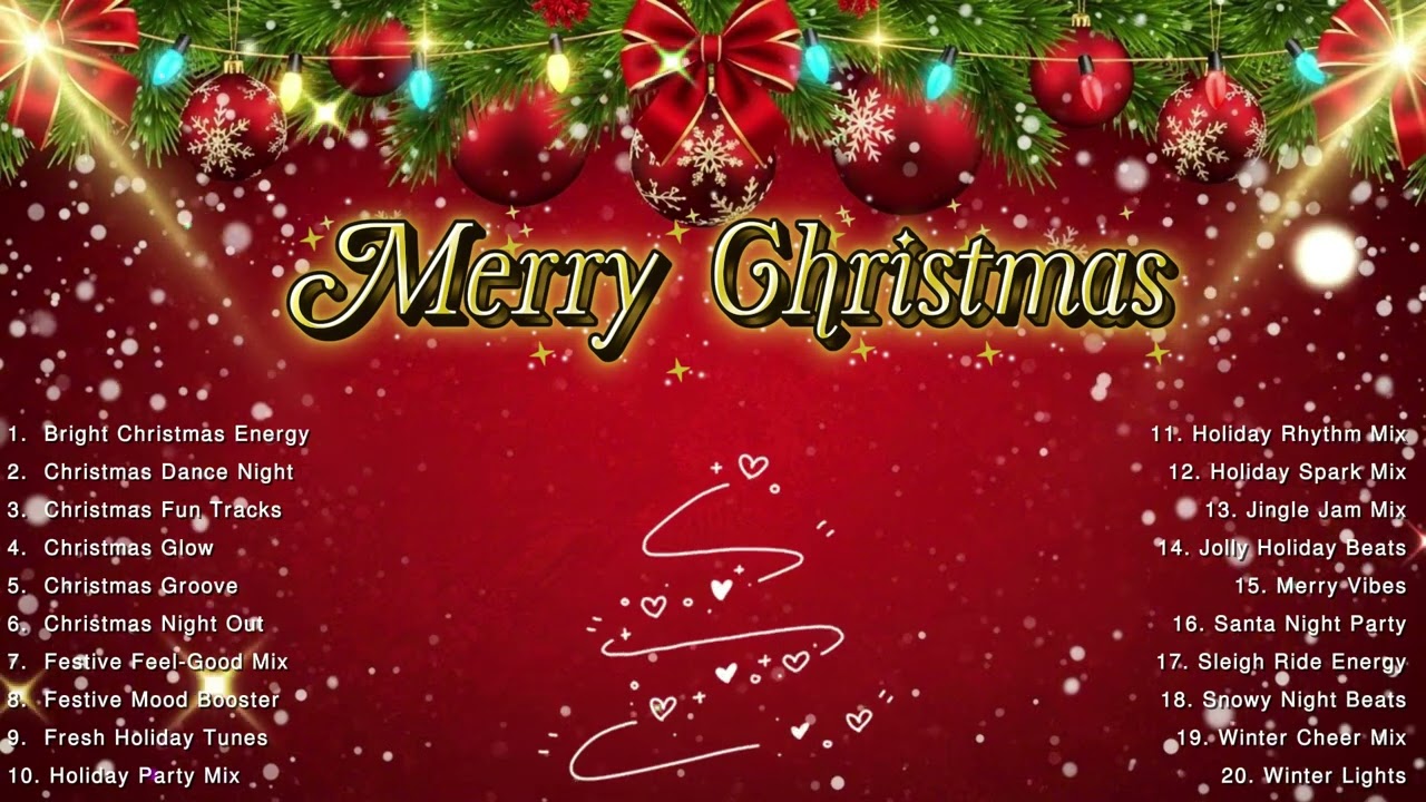 Best Christmas Songs 2025 🎅 Non-Stop Happy Holiday Music Playlist 🎄 Top Festive Hits