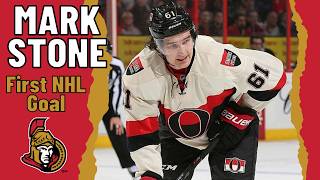 Mark Stone #61 (Ottawa Senators) first NHL goal Jan 4, 2014 (Classic NHL)