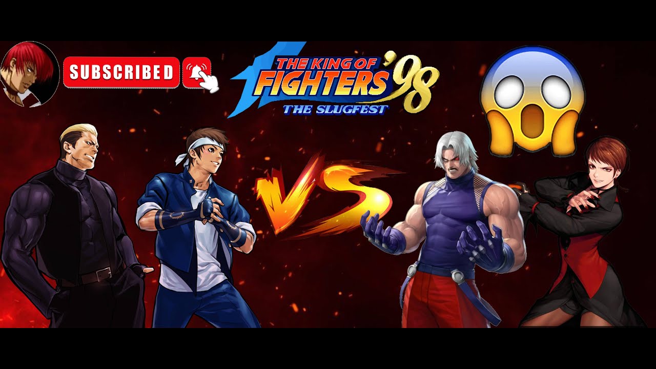 🔥 PRO LEVEL – KOF '98 Yamazaki & Shingo vs Vice & Boss Rugal! Intense Battle! ⚡💀