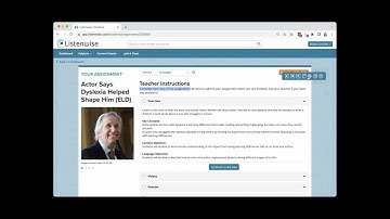 Texthelp Toolbar on Listenwise Student Assignments