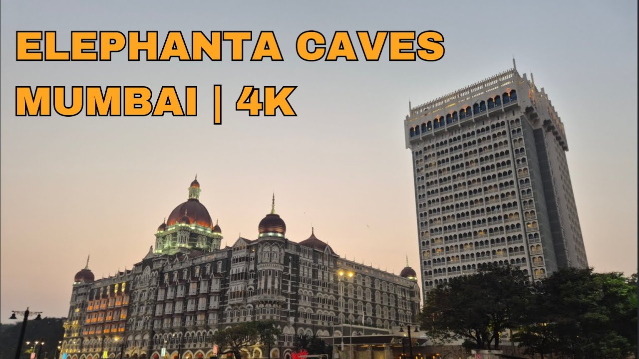 🔱 ELEPHANTA CAVES: Ancient Temples & Mumbai Sunset Cruise | 4K