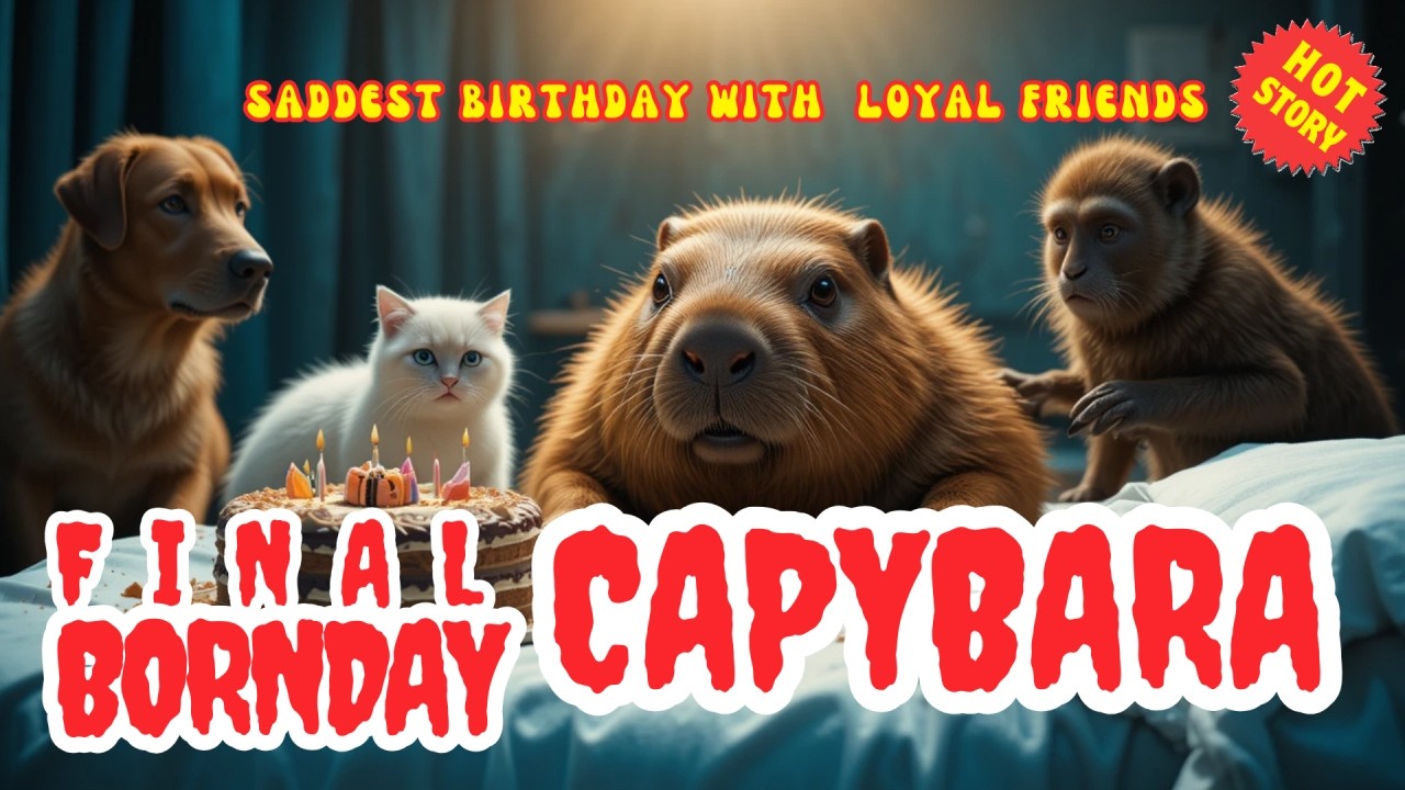 ПОСЛЕДНИЙ ДЕНЬ РОЖДЕНИЯ КАПИБАРЫ — САМАЯ ГРУСТНАЯ ИСТОРИЯ О ЖИВОТНЫХ, КОТОРУЮ БЫЛИ РАССКАЗАНЫ
