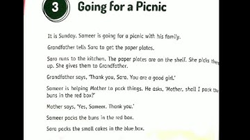 Grade-1/English Literature/Ch-3/Going for a picnic.