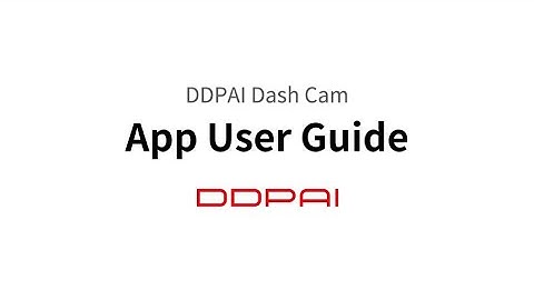 How to connect the DDPAI Dashcam App