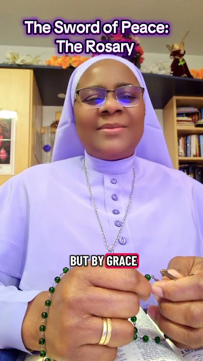 The Sword of Peace. My Peace I give you...  #PowerOfTheRosary #MaryOurMother  #WeaponOfLove