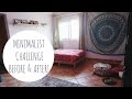 Minimalists Challenge + Bedroom Tour