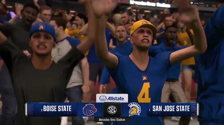 CFB25 dynasty with San Jose State S14 SEC Conference championship Vs Boise State (youngmultac)!