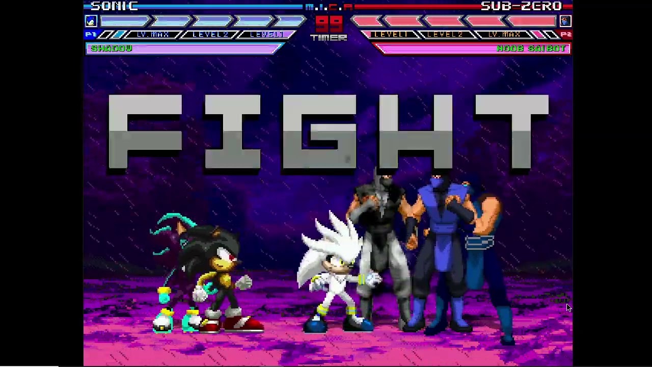 Karane MUGEN Battle #310: Sonic Series vs Mortal Kombat
