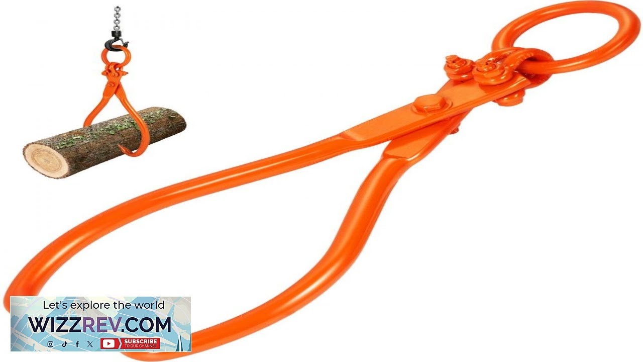 VEVOR Log Skidding Tongs 18 inch 2 Claw Log Lifting Tongs Heavy