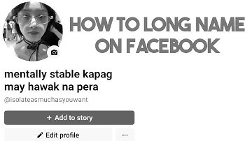 [rpw - topic] how to long name on facebook 2024