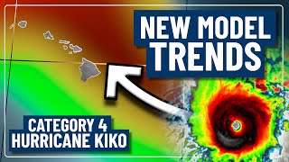 Hurricane Kiko Update - New Model Trends Move Storm Northward