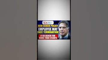 TCS New Bench Policy #tcs #bench #softwareengineer